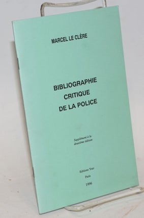 Bibliographie critique de la police
