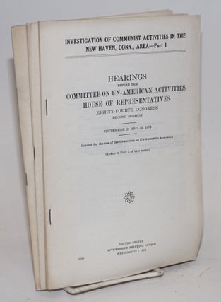 Cat.No: 119821 Investigation of Communist activities in the New Haven, Conn., area....