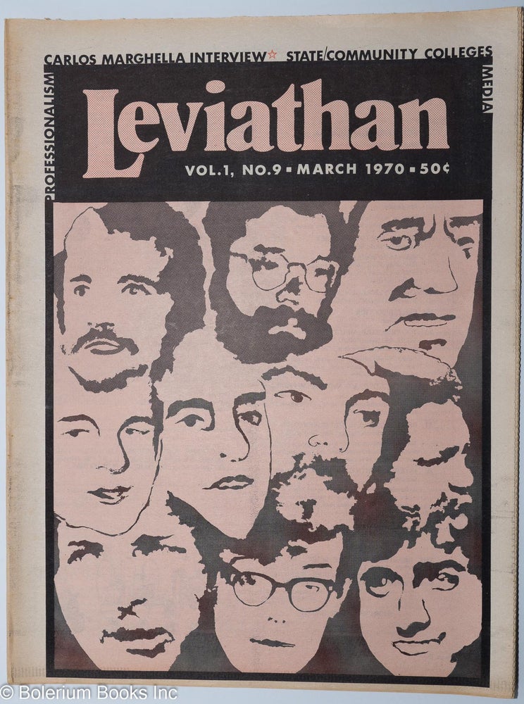 Cat.No: 119834 Leviathan: vol. 1 #9, March 1970: Carlos Marghella [sic] Interview. Carlos Marighella, Roland Young, Anatole Anton, Saichi Kawahara.