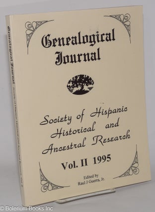 Genealogical journal; volumes I and II