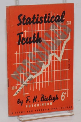 Cat.No: 120126 Statistical truth; preface by George Gibson. Translated from German by E....