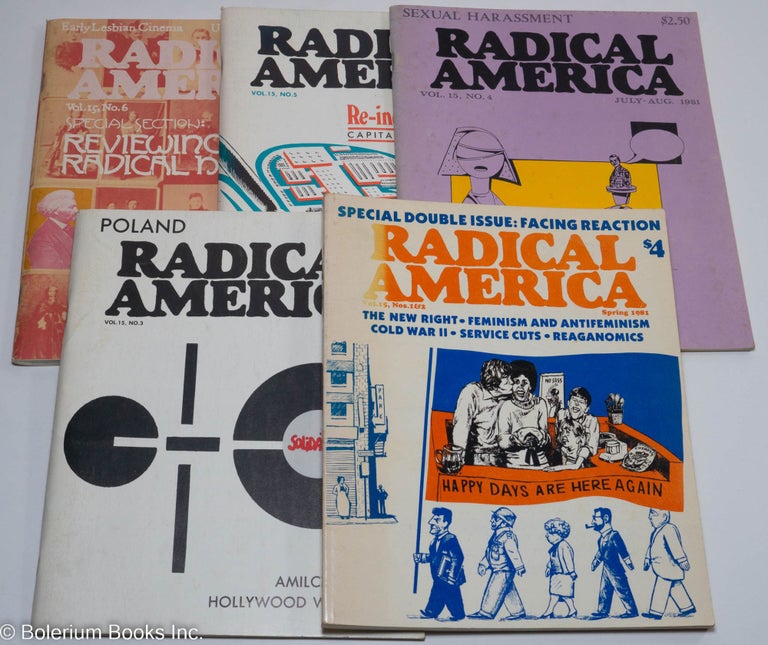 Cat.No: 120228 Radical America: vol. 15, nos. 1-6 (1981). Paul Buhle, ed.