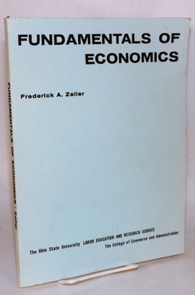 Cat.No: 120280 Fundamentals of economics. Frederick A. Zeller