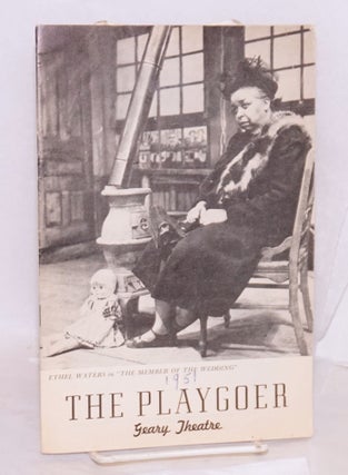 Cat.No: 120396 The playgoer [program/playbill for Carson McCullers's The member of the...