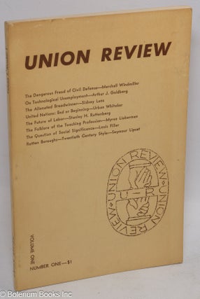 Cat.No: 120878 Union review, volume 1, no. 1. 1962. Daniel Knapp