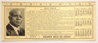 Kelly Miller, educator- author- scholar- orator [blotter with photo and brief biography of Miller]