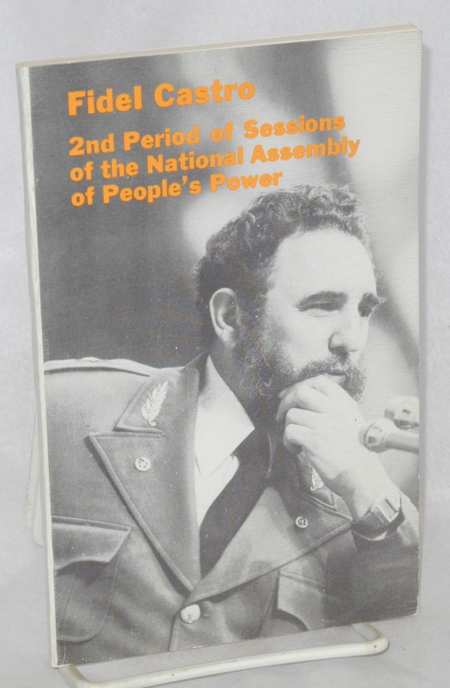 Cat.No: 121583 2nd period of session of the national assembly of people's power. Fidel Castro.
