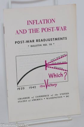 Cat.No: 121629 Inflation and the post-war. Emerson P. Schmidt