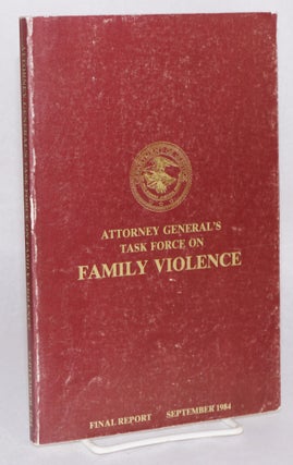 Cat.No: 122201 Attorney General's Task Force on Family Violence; final report, September...