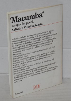 "Macumba" terapia del pueblo