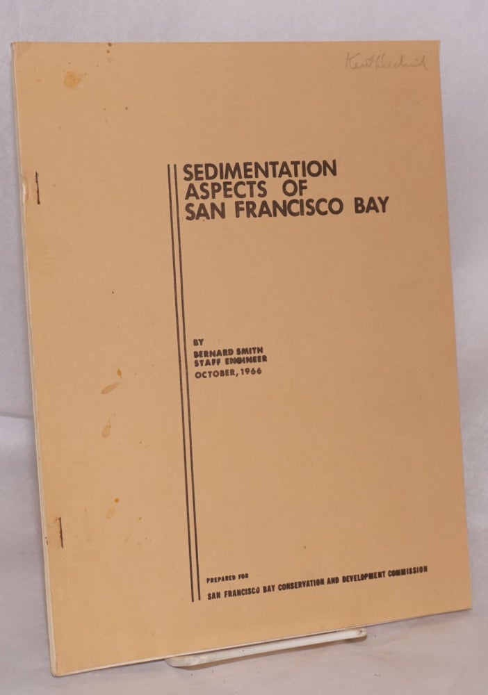 Cat.No: 122948 Sedimentation aspects of San Francisco bay. Bernard Smith.