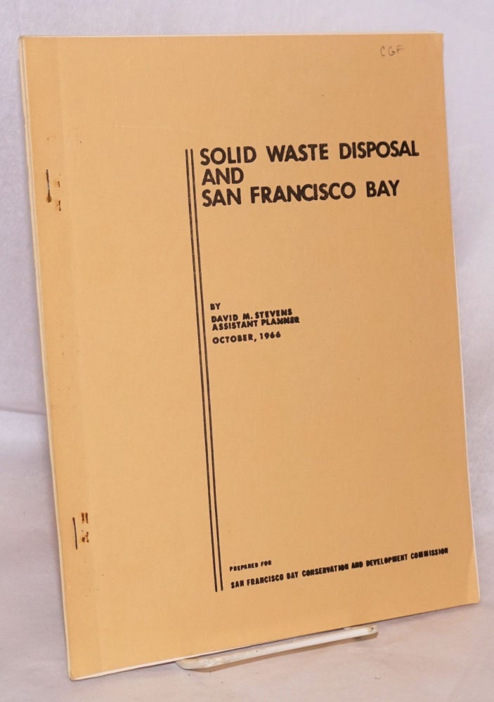 Cat.No: 122962 Solid waste disposal and San Francisco bay, October 1966. David M. Stevens.