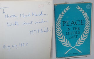 Cat.No: 123177 Peace in the Middle East. M. T. Mehdi