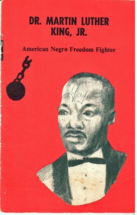 Dr. Martin Luther King, Jr., American Negro freedom fighter, illustrated by Robert Swan
