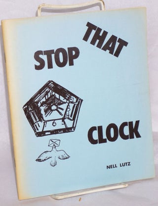 Cat.No: 123302 Stop that clock. Nell Lutz