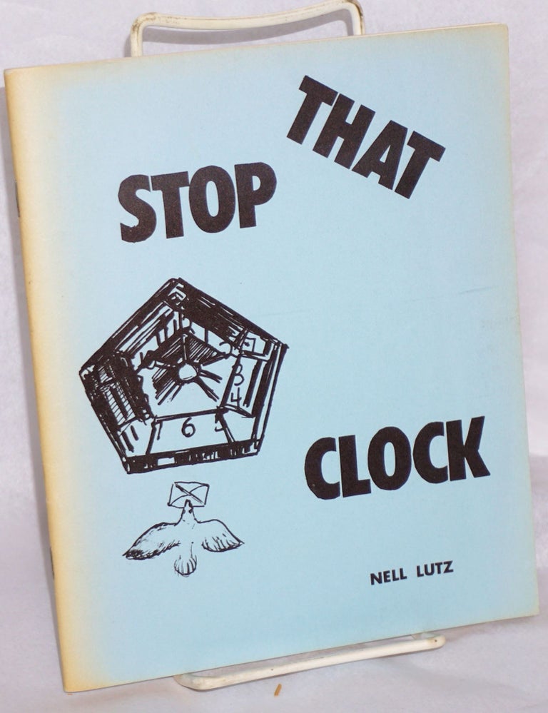 Cat.No: 123302 Stop that clock. Nell Lutz.