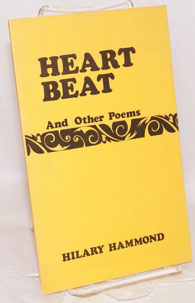 Cat.No: 123344 Heart beat and other poems. Hilary Hammond.