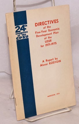Cat.No: 123412 Directives of the five-year economic development plan of the USSR for...