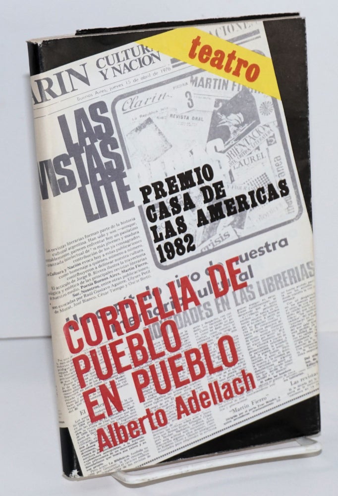 Cat.No: 123472 Cordelia de Pueblo en Pueblo; teatro. Alberto Adellach.