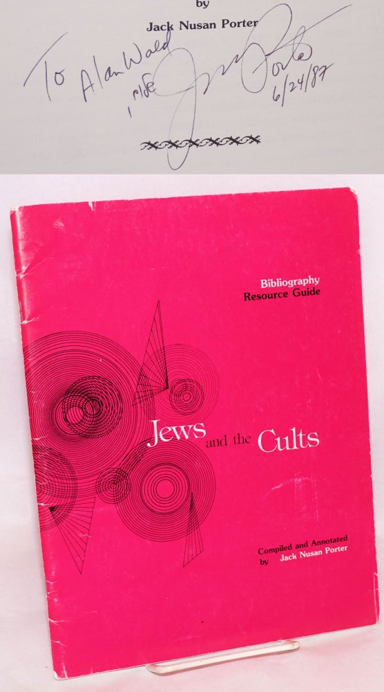 Cat.No: 123679 Jews and the Cults: Bibliography / resource guide. Jack Nusan Porter.