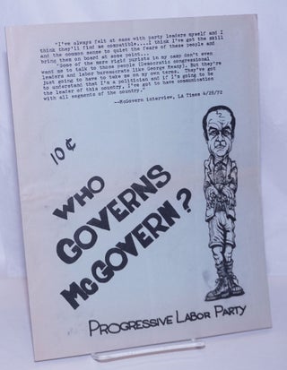 Cat.No: 124166 Who governs McGovern? Progressive Labor Party