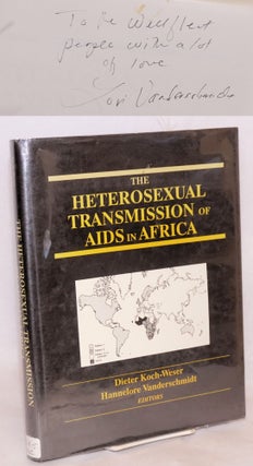 Cat.No: 124189 The heterosexual transmission of AIDS in Africa. Dieter Koch-Weser, eds...