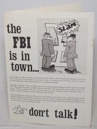 Cat.No: 124646 The FBI is in town... don't talk!