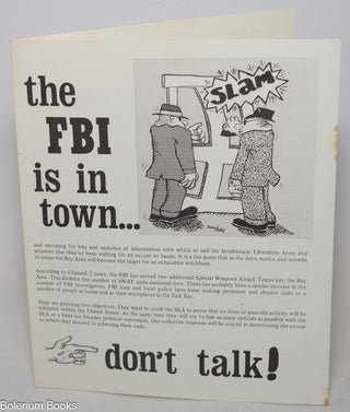 Cat.No: 124646 The FBI is in town... don't talk!