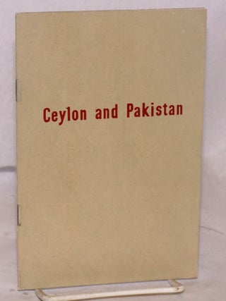 Cat.No: 124839 Ceylon and Pakistan