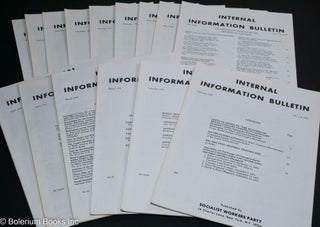 Cat.No: 124908 Internal Information Bulletin, February, 1976, no. 1 to no. 15, December,...