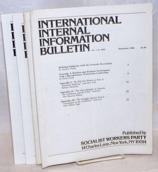Cat.No: 125399 International internal information bulletin, no. 1 in September, 1980 to...