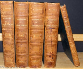 Cat.No: 125542 Dictionnaire de la langue Française; 4 volumes and a supplement [set of 5...