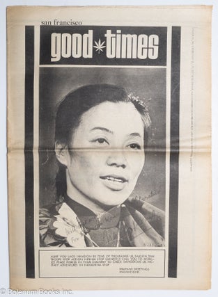 Cat.No: 126652 Good Times: vol. 4, #6, Feb. 12, 1971: Militant Greetings, Madame Binh....