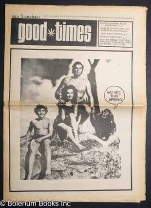 Cat.No: 126661 Good Times: vol. 4, #13, Apr. 2, 1971. Johnny Weissmuller Good Times...