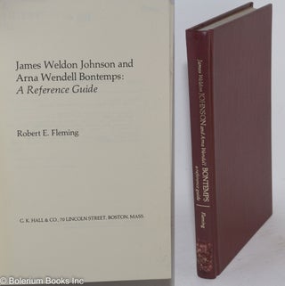 Cat.No: 127268 James Weldon Johnson and Arna Wendell Bontemps: a reference guide. Robert...