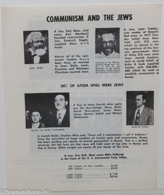 American Communist Party run by Jews, nine of the Hollywood Ten communists were Jews