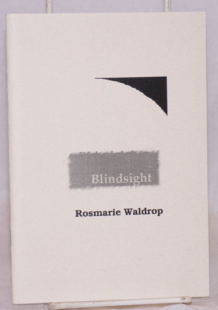 Cat.No: 127868 Blindsight. Rosmarie Waldrop.
