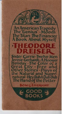 A book about Theodore Dreiser and his work