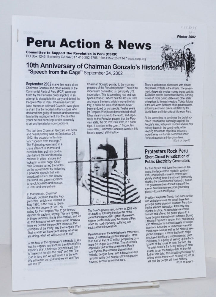Cat.No: 128094 Peru Action & News. Winter 2002
