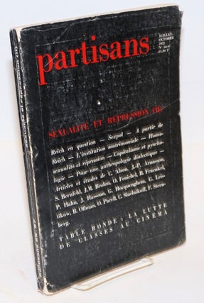 Cat.No: 128150 Partisans; no. 66-67 (Juillet-Octobre) 1972: Sexualité et répression (II