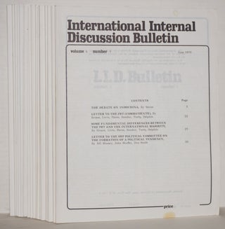 International internal discussion bulletin, vol. 10, no. 1, January, 1973 to no. 26, December, 1973