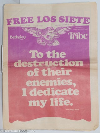 Cat.No: 129400 Berkeley Tribe: vol. 3, #7 (#59), Aug. 21-28, 1970: Free Los Siete: to the...