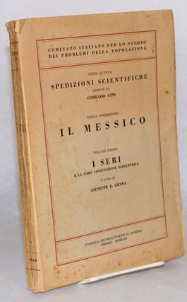 Cat.No: 129628 I seri e la loro costituzione scheletrica. Giuseppe E. Genna