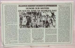 Cat.No: 129637 Honor our sisters on South African Women's Day