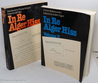 Cat.No: 12999 In Re Alger Hiss: petition for a Writ of Error Coram Nobis. Edited by Edith...