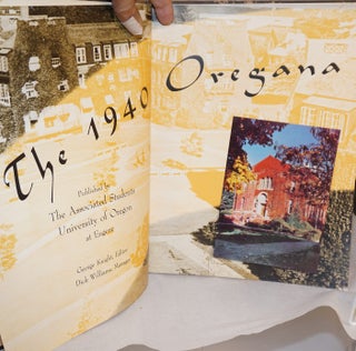The 1940 Oregana; published by the associated students University of Oregon at Eugene