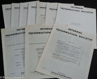 Cat.No: 130291 Internal Information Bulletin, no. 1, April 1973 to no. 10, December,...