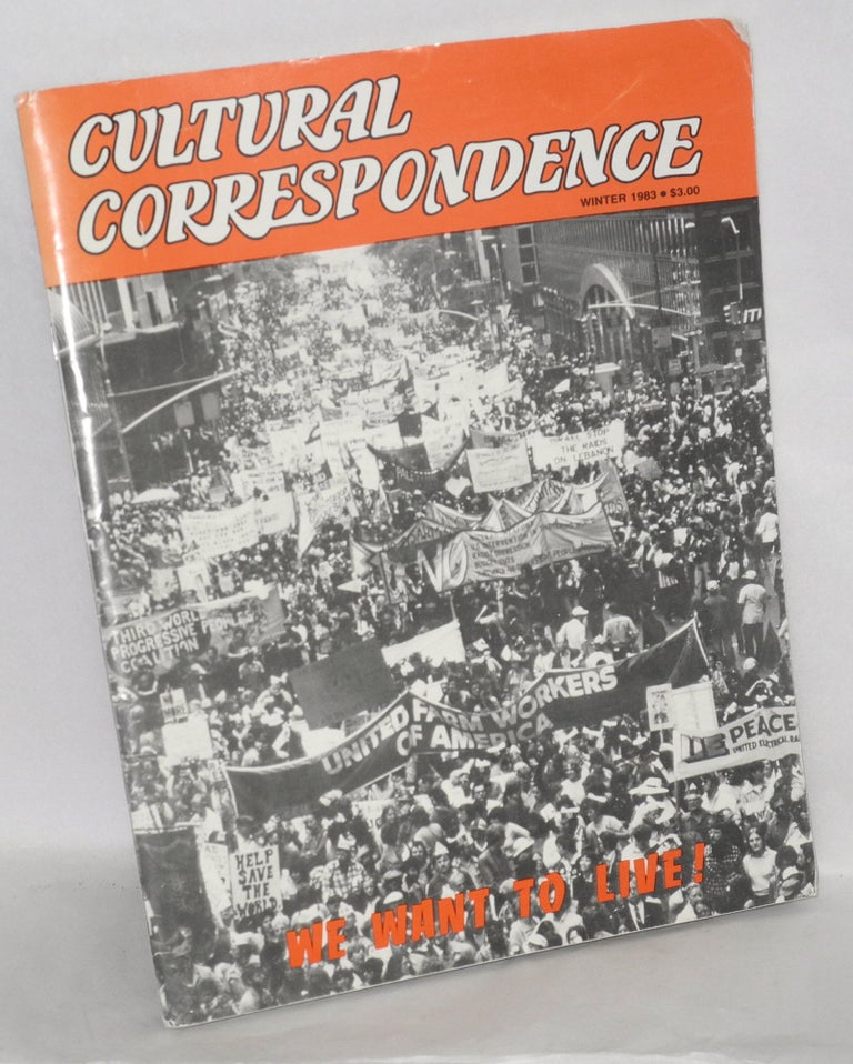 Cat.No: 130470 Cultural Correspondence: new series #2 (Winter 1983). Jim Murray, eds.