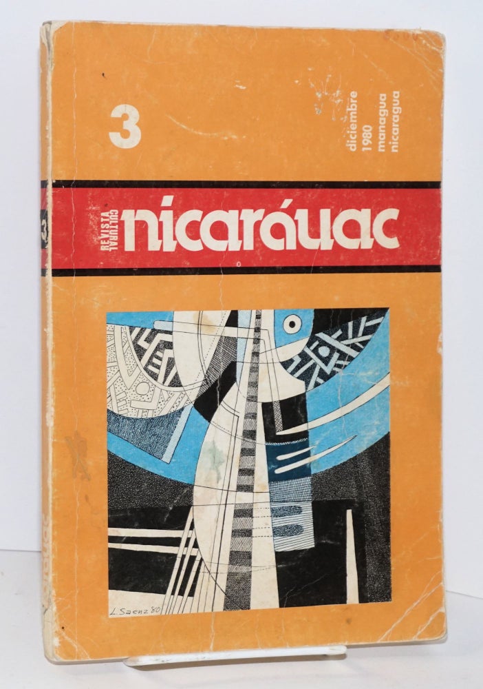 Cat.No: 130567 Nicaráuac; Revista Bimestral del Ministerio de Cultura, Vol.1, no.3, (Septiembre-Deciembre1980)