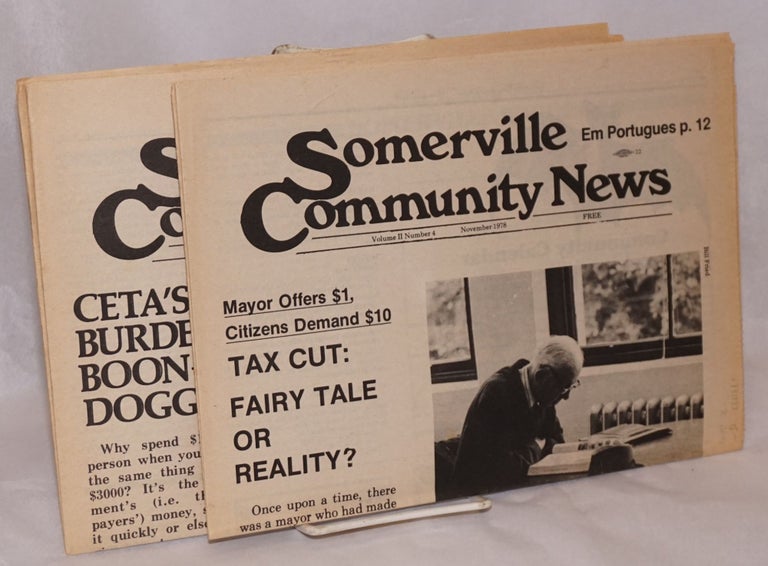 Cat.No: 131197 Somerville Community News: Volume II, Nos. 4 and 5 (Nov. and Dec., 1978)